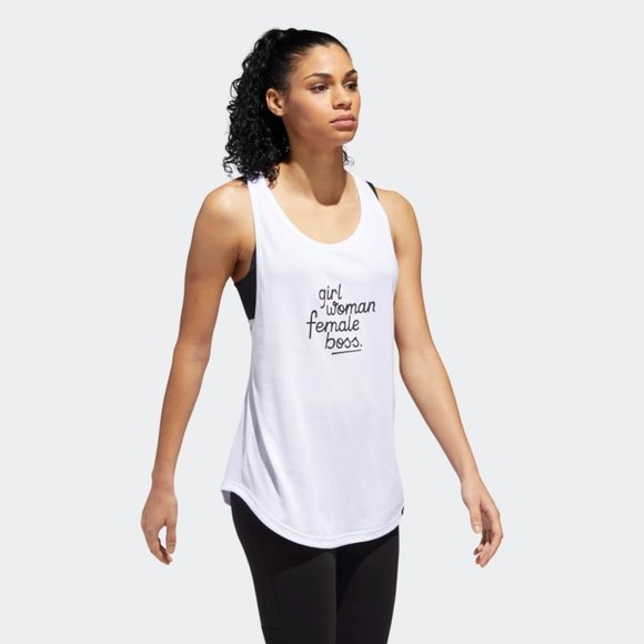 adidas Boss Script Tank Top - Picture 5 of 8